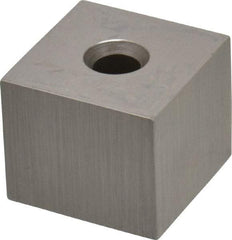 Mitutoyo - 0.8" Square Steel Gage Block - Accuracy Grade 0, Includes Certificate of Inspection - Exact Tool & Supply