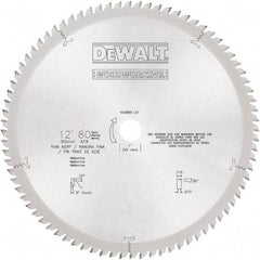 DeWALT - 6-3/4" Diam, 20mm Arbor Hole Diam, 40 Tooth Wet & Dry Cut Saw Blade - Carbide-Tipped, Standard Round Arbor - Exact Tool & Supply