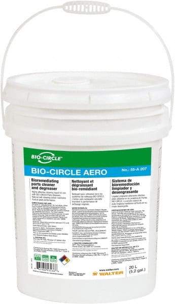 Bio-Circle - 5.3 Gal Bucket Parts Washer Fluid - Water-Based - Exact Tool & Supply