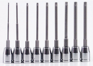 10PC 2" STAR BIT SET W/SOCKET - Exact Tool & Supply