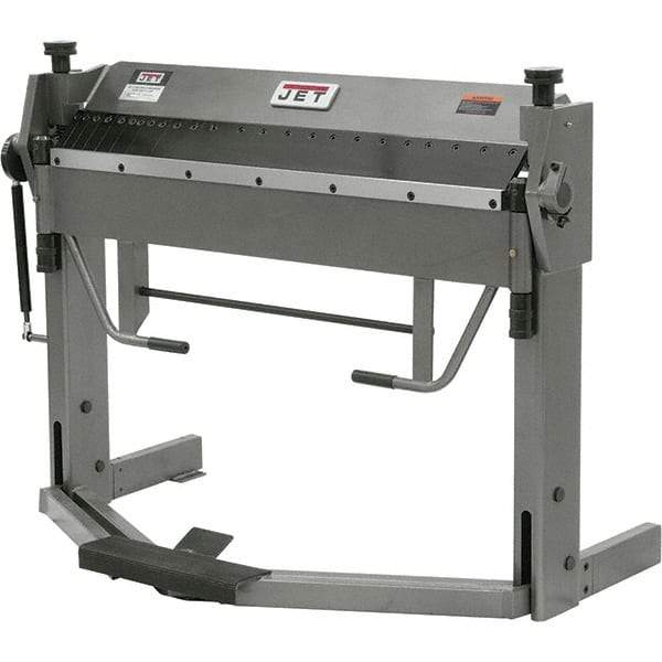 Jet - 50 Inch Bending Length, Bench Machine Box and Pan Brake - Exact Tool & Supply