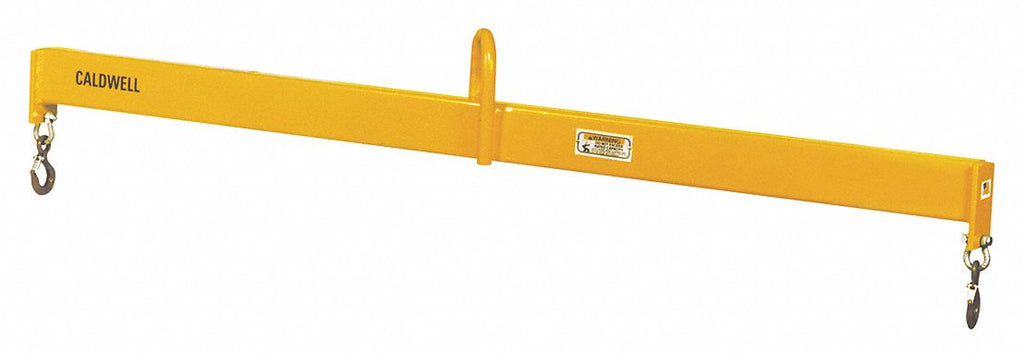 Fixed Spread Lifting Beam, 1000 lb., Max. Spread 120", Min. Spread 120", Headroom 14-5/16"