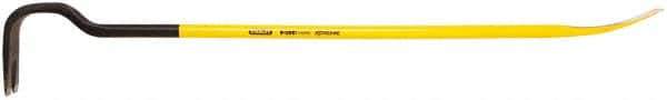 Stanley - 36" OAL Wrecking Bar - 5-21/64" Wide, Spring Steel - Exact Tool & Supply