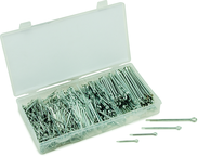 1000 Pc. Cotter Pin Assortment - 1/16" x 1" - 5/32" x 2 1/2" - Exact Tool & Supply