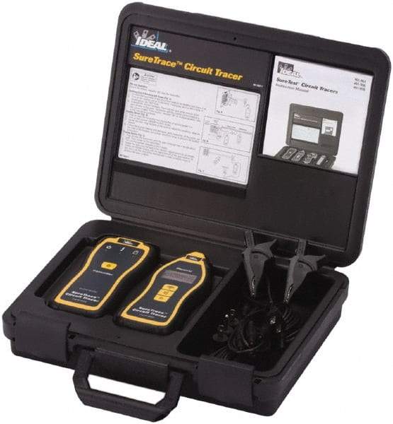 Ideal - 6 Piece, Circuit Tracer Kit - 600 Volt Max, LED Display - Exact Tool & Supply