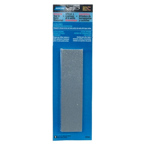 3/4″ × 2″ × 8″ Economy Tool & Knife Bench Stone 220 Grit Very Fine Aluminum Oxide 10 Case - Exact Tool & Supply