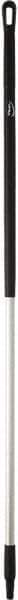 Vikan - 59 x 1-1/4" Aluminum Squeegee Handle - European Threaded Connection, Black - Exact Tool & Supply