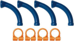 Loc-Line - 1/4" Hose Inside Diam, Coolant Hose Extended Elbow - For Use with Loc-Line Modular Hose System - Exact Tool & Supply