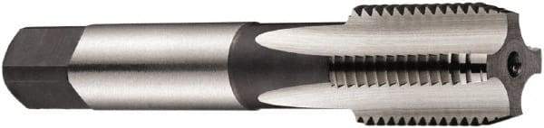 DORMER - 1/2-14 BSPP, 4 Flute, Bottoming & Plug, Bright Finish, High Speed Steel Tap Set - Right Hand Cut, 87mm OAL, 6H Class of Fit, Series E547 - Exact Tool & Supply
