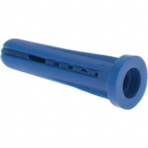 Value Collection - #8 to #10 Screw, 3/16" Diam, 7/8" Long, Plug Drywall & Hollow Wall Anchor - Plastic, Use with Concrete/Masonry, Drywall & Wallboard - Exact Tool & Supply