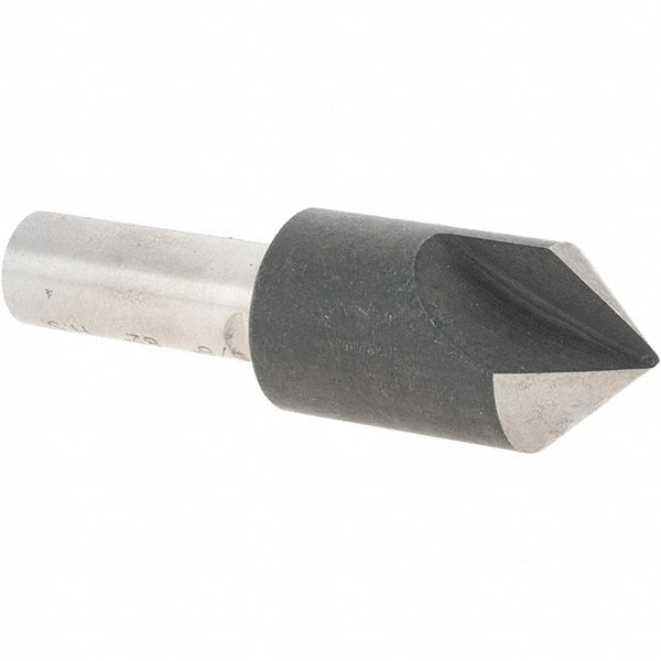 Value Collection - 5/8" Head Diam, 3/8" Shank Diam, 1 Flute 82° High Speed Steel Countersink - Exact Tool & Supply