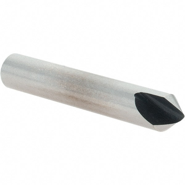Value Collection - 1/4" Head Diam, 1/4" Shank Diam, 1 Flute 82° High Speed Steel Countersink - Exact Tool & Supply