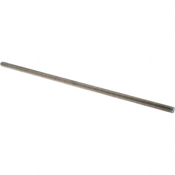Value Collection - 1-8 x 3' Stainless Steel General Purpose Threaded Rod - Exact Tool & Supply