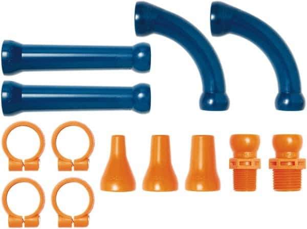 Loc-Line - 1/2" Hose Inside Diam, Coolant Hose Extension Element Kit - For Use with Loc-Line Modular Hose System - Exact Tool & Supply