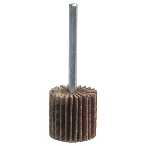 1″ × 1″ × 1/4″ Super Finish Flap Wheel 180 Grit Aluminum Oxide - Exact Tool & Supply