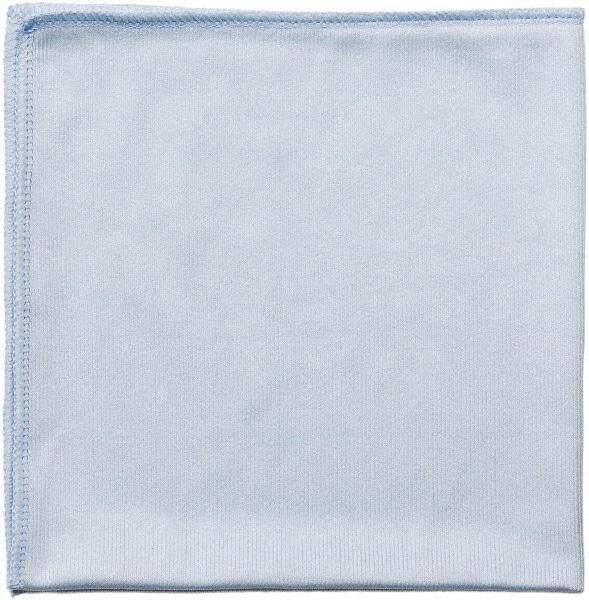 Rubbermaid - Dry Microfiber Wipes - Packet, 16" x 16" Sheet Size, Blue - Exact Tool & Supply