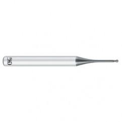 2mm Dia. - 50mm OAL - Solid Carbide - Rib Processing Ball Nose HP End Mill-2 FL - Exact Tool & Supply