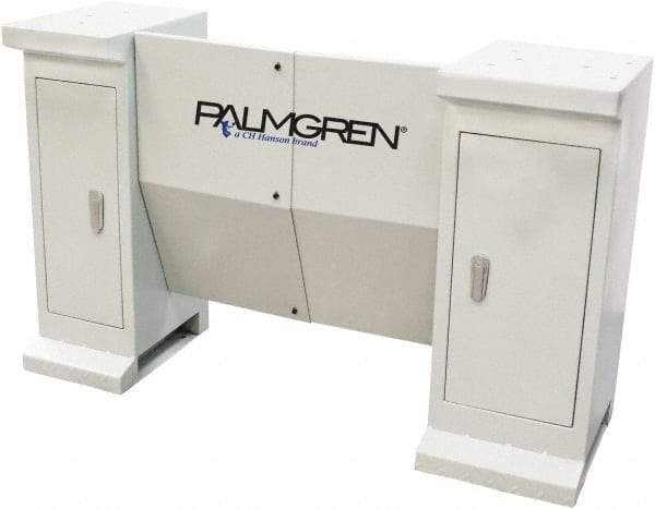 Palmgren - 41" Long x 30" High x 14" Deep, Lathe Cabinet without Chip Pan - Compatible with 9" x 20" Bench Lathes - Exact Tool & Supply