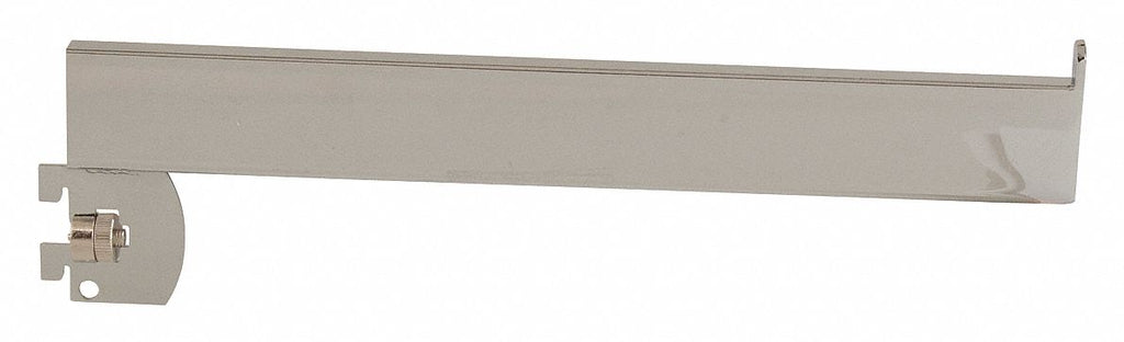 Steel Straight Arm, Chrome Finish, Silver, 1/4"W x 12"D x 3"H