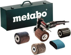 Metabo - 4 to 8" Pad Diam, 800 to 3,000 RPM, 0.25 hp, Handheld Electric Burnisher - 5/8-11" Spindle Thread, 14.5 Amps, 120 Volts - Exact Tool & Supply
