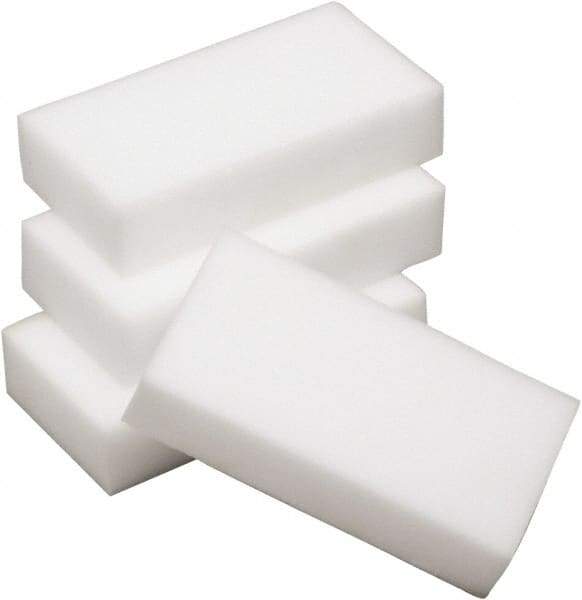 Ability One - 2.3" Long x 4.6" Wide x 1" Thick Cleansing Pad - Medium-Duty, White - Exact Tool & Supply