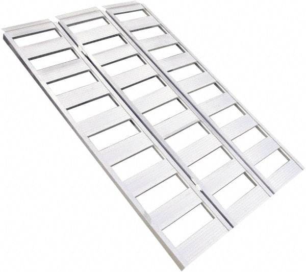 Erickson Manufacturing - 77" Long x 50" Wide, 1,500 Lb Capacity, Foldable Truck Ramp - Aluminum, For All Vehicles - Exact Tool & Supply