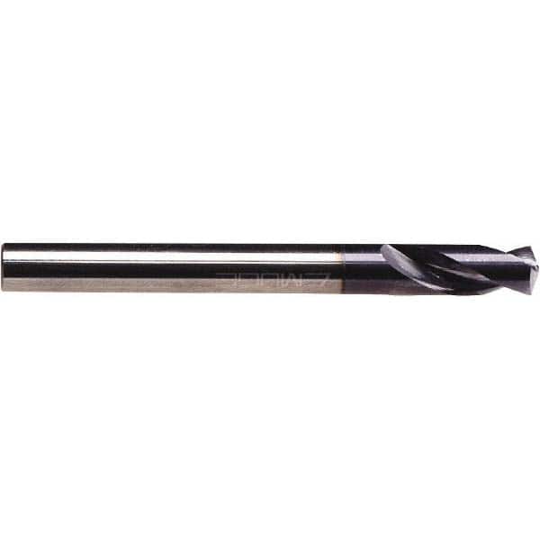 Emuge - 1/4" Body Diam, 142°, 2-1/2" OAL, Solid Carbide Spotting Drill - Exact Tool & Supply