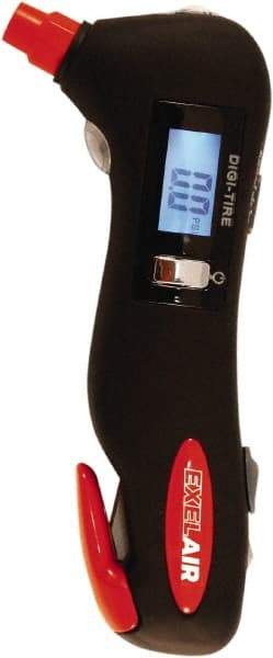 Milton - 5 to 100 psi Digital Ball Tire Pressure Gauge - AAA Battery - Exact Tool & Supply