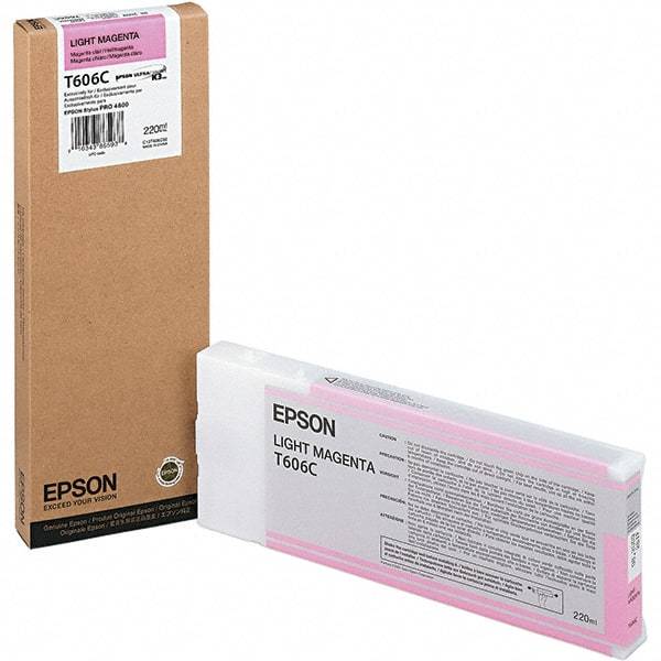 Epson - Light Magenta Ink Cartridge - Use with Epson Stylus Pro 4800, 4880 - Exact Tool & Supply