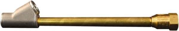 Milton - 150 Max psi Closed Check Brass Air Chuck - Straight Dual Foot Chuck, 1/4 FNPT - Exact Tool & Supply