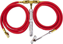 Milton - 160 Max psi Closed Check Aluminum/EPDM Inflator Gauge - Double Lock On Chuck, 1/4 FNPT, 10 to 160 psi Pressure Range - Exact Tool & Supply