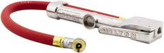Milton - 160 Max psi Closed Check Aluminum/EPDM Inflator Gauge - Ball Foot Chuck, 1/4 FNPT, 10 to 160 psi Pressure Range - Exact Tool & Supply