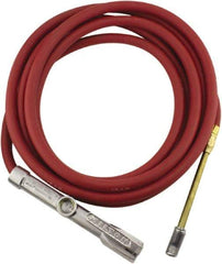 Milton - 160 Max psi Closed Check Aluminum/EPDM Inflator Gauge - Dual Foot Chuck, 1/4 FNPT, 10 to 160 psi Pressure Range - Exact Tool & Supply