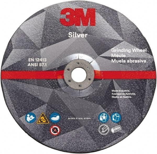 3M - Depressed-Center Wheels Wheel Diameter (Inch): 6 Wheel Thickness (Decimal Inch): 0.2500 - Exact Tool & Supply