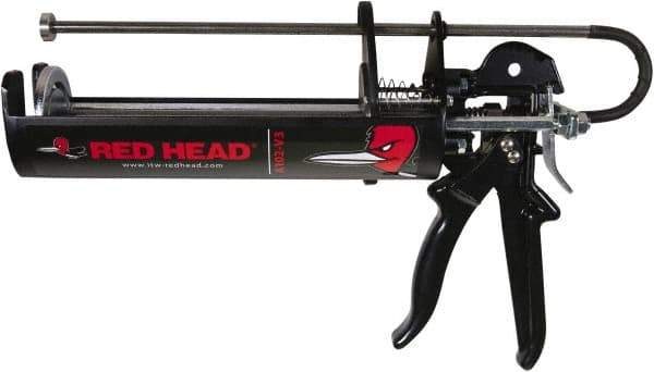 Red Head - 10 oz Half Barrel Manual Caulk/Adhesive Hand Dispenser for A7P-10 - Use with A7P-10 Cartridges - Exact Tool & Supply