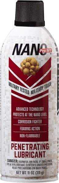 Nano Pro MT - 11 oz Aerosol Can Automotive Multi-Use Lubricant - Dioctyl Adipate - Exact Tool & Supply