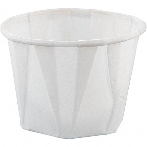 Solo - 1 oz Paper Portion Cups - White - Exact Tool & Supply