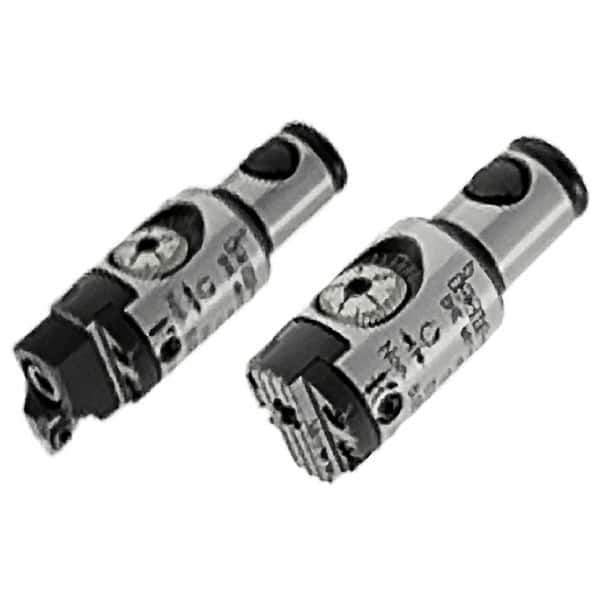 Iscar - 32mm Body Diam, Manual Single Cutter Boring Head - 35mm to 53mm Bore Diam - Exact Tool & Supply