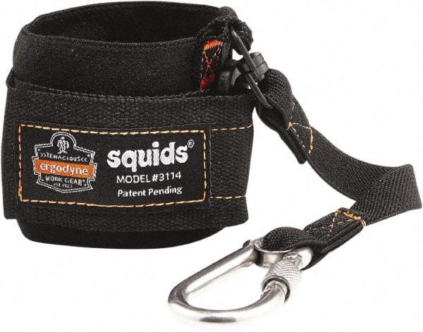 Ergodyne - 6" Tool Lanyard - Loop Connection, 6" Extended Length, Black - Exact Tool & Supply