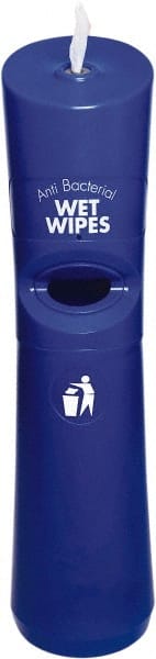 Addgards - Blue Polyethylene Manual Wipe Dispenser - Exact Tool & Supply