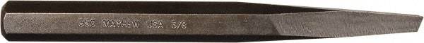 Mayhew - 5-3/4" OAL x 1/4" Blade Width Diamond Point Chisel - Exact Tool & Supply