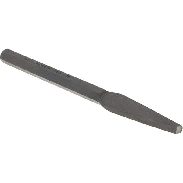 Mayhew - 5-3/4" OAL x 1/4" Blade Width Half Round Nose Chisel - Exact Tool & Supply