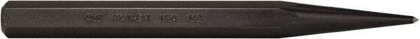 Mayhew - 1/8" Prick Punch - 6" OAL, Alloy Steel - Exact Tool & Supply