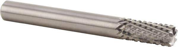 Kennametal - 1/4" Diam, 3/4" LOC, Burr End, Solid Carbide Diamond Pattern Router Bit - Right Hand Cut, 2-1/2" OAL, 1/4" Shank Diam, Use on Composites, Fiberglass - Exact Tool & Supply