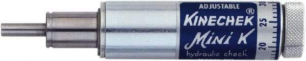 Deschner - 1/2" Stroke Length, 2.5 Lb Min Operating Force, Extra Fast Linear Motion Speed Controller - 4.22" OAL, 400 Max psi, 135°F Max - Exact Tool & Supply