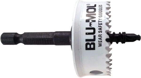 Disston - 7/8" Diam, 1/2" Cutting Depth, Hole Saw - Bi-Metal Saw, Toothed Edge - Exact Tool & Supply