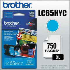 Brother - Cyan Ink Cartridge - Use with Brother MFC-5890CN, 5895CW, 6490CW, 6890CDW - Exact Tool & Supply