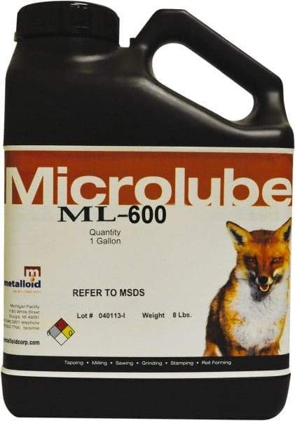 Metalloid - Microlubricant ML-600, 55 Gal Drum Cutting & Sawing Fluid - Synthetic - Exact Tool & Supply