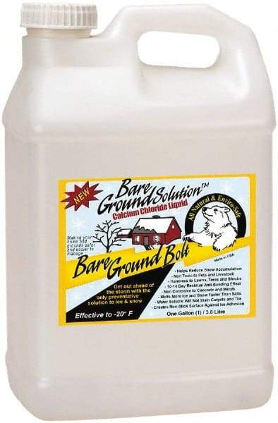 Bare Ground Solutions - 2.5 Gal Jug Calcium Chloride Liquid - Effective to -20°F - Exact Tool & Supply