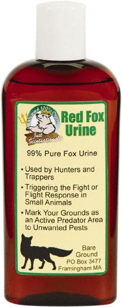 Bare Ground Solutions - 4oz Bottle of Fox Urine Predator Scent to repel unwanted animals - Exact Tool & Supply